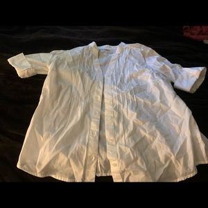 St. John’s Bay White Button Down Blouse